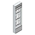 MEHLER - Maskenzählerverteiler+RW NÖ Netz für TN-Netz, außen B505xH1775xT175mm