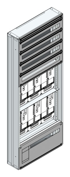 MEHLER - Maskenzählerverteiler+RW OÖ, Salzburg für TN-Netz, außen B705xH1775xT175mm