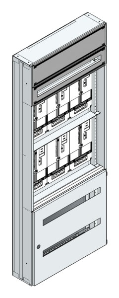 MEHLER - Maskenzählerverteiler+RW Steiermark für TN-Netz, außen B705xH1775xT175mm