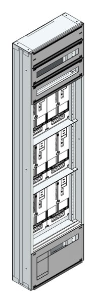 MEHLER - Maskenzählerverteiler+RW OÖ, Salzburg für TN-Netz, außen B505xH1950xT175mm