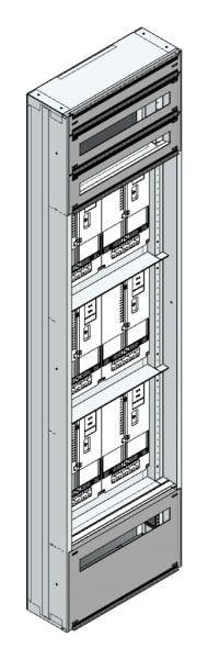 MEHLER - Maskenzählerverteiler+RW Tirol für TN-Netz, außen B505xH1950xT175mm