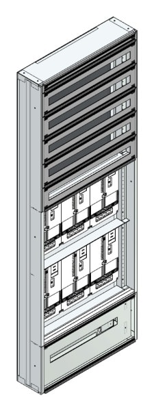 MEHLER - Maskenzählerverteiler+RW Vorarlberg für TN-Netz, außen B705xH1950xT175mm