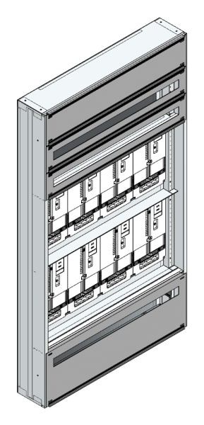MEHLER - Maskenzählerverteiler+RW Kärnten für TN-Netz, außen B915xH1625xT175mm