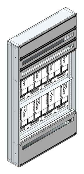 MEHLER - Maskenzählerverteiler+RW Tirol für TN-Netz, außen B915xH1625xT175mm