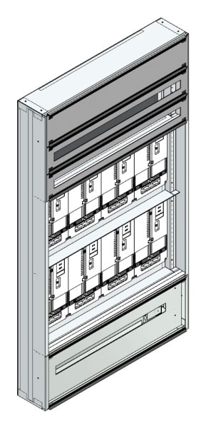 MEHLER - Maskenzählerverteiler+RW Vorarlberg für TN-Netz, außen B915xH1625xT175mm
