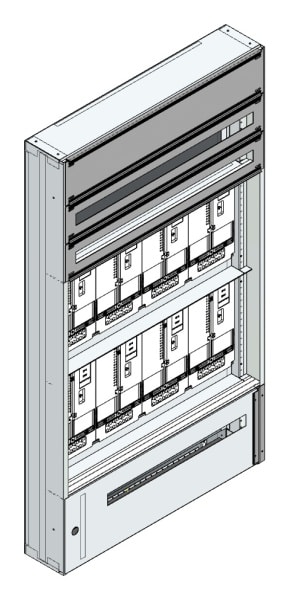 MEHLER - Maskenzählerverteiler+RW Steiermark für TN-Netz, außen B915xH1625xT175mm