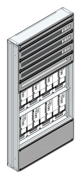 MEHLER - Maskenzählerverteiler+RW NÖ Netz für TN-Netz, außen B915xH1775xT175mm