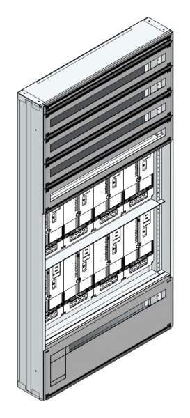 MEHLER - Maskenzählerverteiler+RW OÖ, Salzburg für TN-Netz, außen B915xH1775xT175mm