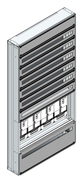 MEHLER - Maskenzählerverteiler+RW Tirol für TN-Netz, außen B915xH1775xT175mm