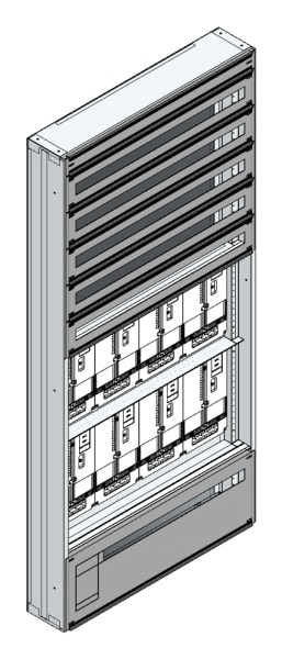 MEHLER - Maskenzählerverteiler+RW OÖ, Salzburg für TN-Netz, außen B915xH1950xT175mm