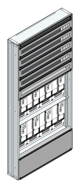 MEHLER - Maskenzählerverteiler+RW Wiener Netze für TN-Netz, außen B915xH1950xT175mm