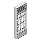 MEHLER - Maskenzählerverteiler+RW NÖ Netz für TN-Netz, außen B705xH1950xT175mm