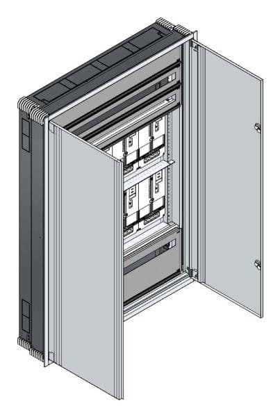 MEHLER - UP Zählerverteiler+PW+UM Kärnten für TN-Netz, außen B1216xH1714xT245mm