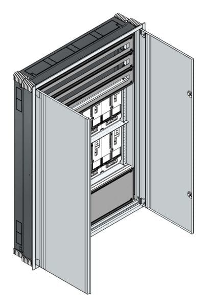 MEHLER - UP Zählerverteiler+PW+UM NÖ Netz für TN-Netz, außen B1216xH1714xT245mm