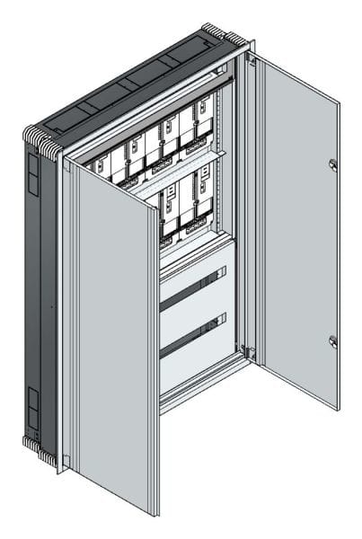 MEHLER - UP-Zählerverteiler+PW+UM Steiermark für TN-Netz, außen B1216xH1714xT245mm