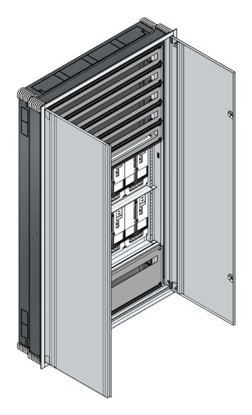 MEHLER - UP Zählerverteiler+PW+UM OÖ, Salzburg für TN-Netz, außen B1216xH2039xT245mm