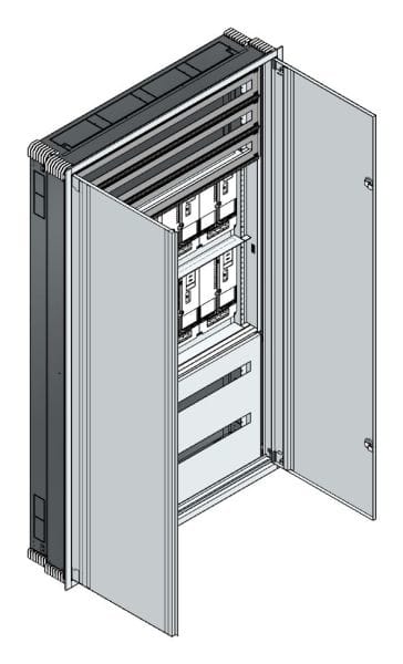 MEHLER - UP-Zählerverteiler+PW+UM Steiermark für TN-Netz, außen B1216xH2039xT245mm