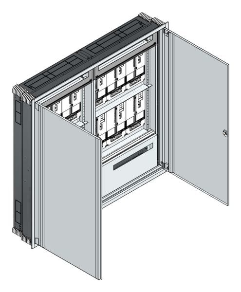 MEHLER - UP-Zählerverteiler+PW+UM Steiermark für TN-Netz, außen B1501xH1414xT245mm