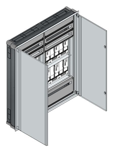 MEHLER - UP Zählerverteiler+PW+UM Kärnten für TN-Netz, außen B1501xH1714xT245mm