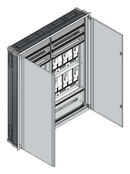 MEHLER - UP Zählerverteiler+PW+UM Vorarlberg für TN-Netz, außen B1501xH1714xT245mm