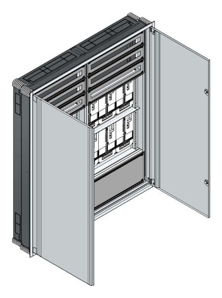 MEHLER - UP Zählerverteiler+PW+UM Wiener Netze für TN-Netz, außen B1501xH1714xT245mm
