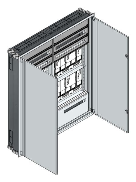 MEHLER - UP-Zählerverteiler+PW+UM Steiermark für TN-Netz, außen B1501xH1714xT245mm