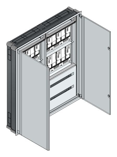 MEHLER - UP-Zählerverteiler+PW+UM Steiermark für TN-Netz, außen B1501xH1714xT245mm