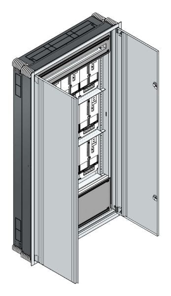 MEHLER - UP Zählerverteiler+PW+UM Wiener Netze für TN-Netz, außen B1006xH1864xT245mm