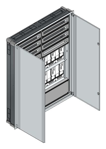 MEHLER - UP Zählerverteiler+PW+UM NÖ Netz für TN-Netz, außen B1501xH1864xT245mm