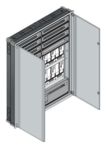 MEHLER - UP Zählerverteiler+PW+UM OÖ, Salzburg für TN-Netz, außen B1501xH1864xT245mm