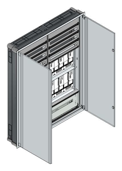 MEHLER - UP Zählerverteiler+PW+UM Vorarlberg für TN-Netz, außen B1501xH1864xT245mm