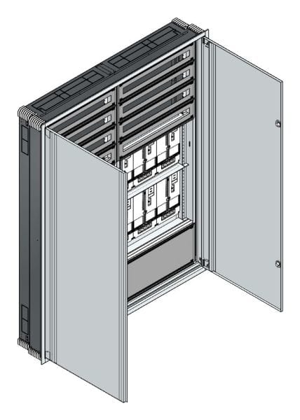 MEHLER - UP Zählerverteiler+PW+UM Wiener Netze für TN-Netz, außen B1501xH1864xT245mm