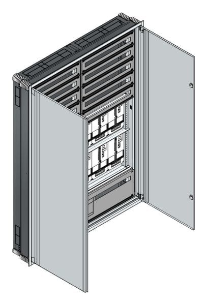 MEHLER - UP Zählerverteiler+PW+UM OÖ, Salzburg für TN-Netz, außen B1501xH2039xT245mm