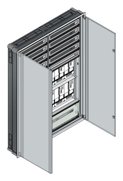 MEHLER - UP Zählerverteiler+PW+UM Vorarlberg für TN-Netz, außen B1501xH2039xT245mm