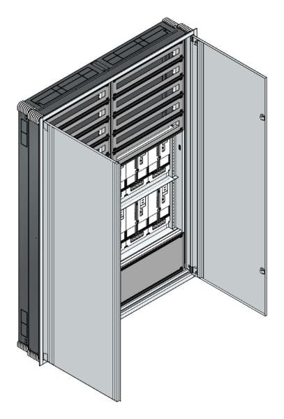 MEHLER - UP Zählerverteiler+PW+UM Wiener Netze für TN-Netz, außen B1501xH2039xT245mm