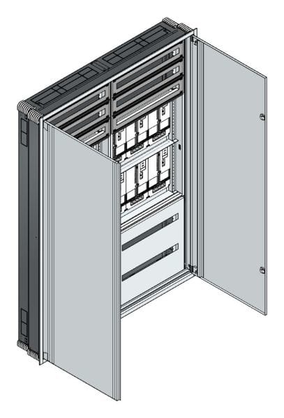 MEHLER - UP-Zählerverteiler+PW+UM Steiermark für TN-Netz, außen B1501xH2039xT245mm