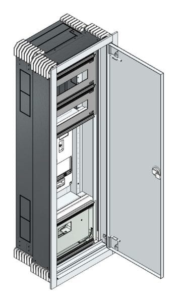 MEHLER - UP Zählerverteiler+PW+UM Vorarlberg für TN-Netz, außen B381xH1089xT245mm
