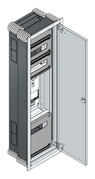 MEHLER - UP Zählerverteiler+PW+UM Kärnten für TN-Netz, außen B381xH1239xT245mm