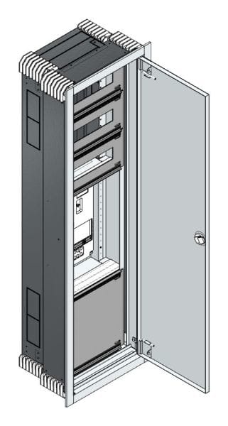MEHLER - UP Zählerverteiler+PW+UM Wiener Netze für TN-Netz, außen B381xH1239xT245mm