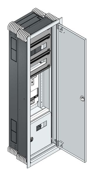 MEHLER - UP-Zählerverteiler+PW+UM Steiermark für TN-Netz, außen B381xH1239xT245mm