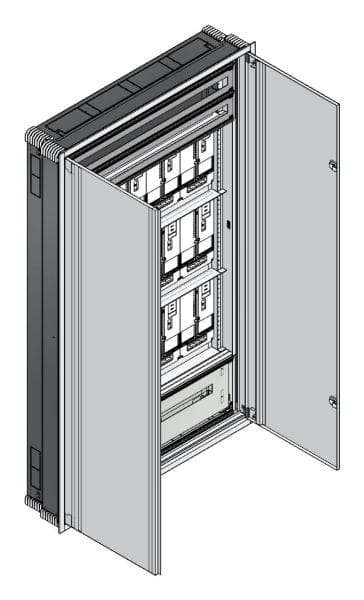 MEHLER - UP Zählerverteiler+PW+UM Vorarlberg für TN-Netz, außen B1216xH2039xT245mm