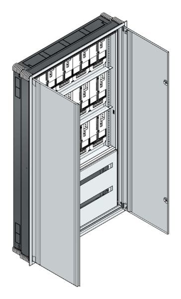 MEHLER - UP-Zählerverteiler+PW+UM Steiermark für TN-Netz, außen B1216xH2039xT245mm