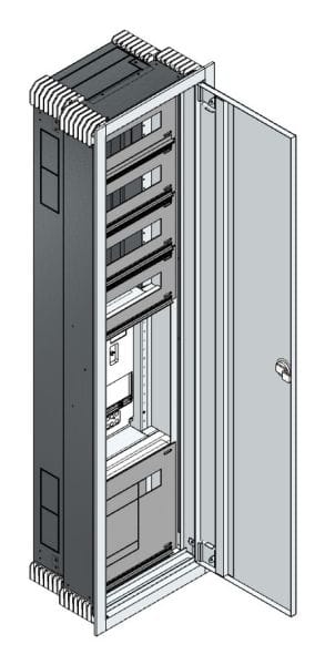 MEHLER - UP Zählerverteiler+PW+UM OÖ, Salzburg für TN-Netz, außen B381xH1414xT245mm