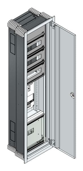 MEHLER - UP Zählerverteiler+PW+UM Vorarlberg für TN-Netz, außen B381xH1414xT245mm