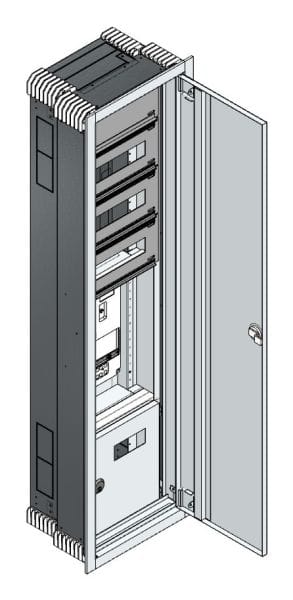MEHLER - UP-Zählerverteiler+PW+UM Steiermark für TN-Netz, außen B381xH1414xT245mm