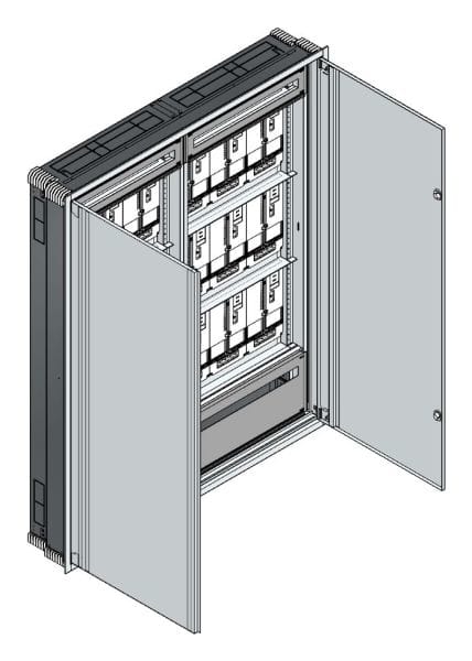 MEHLER - UP Zählerverteiler+PW+UM Tirol für TN-Netz, außen B1501xH1864xT245mm