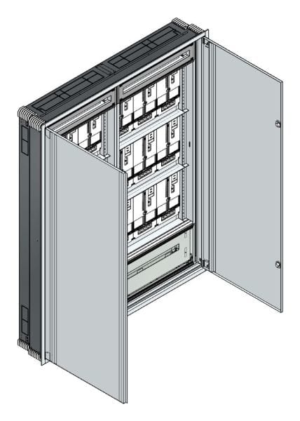 MEHLER - UP Zählerverteiler+PW+UM Vorarlberg für TN-Netz, außen B1501xH1864xT245mm