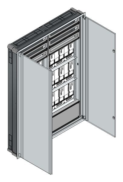 MEHLER - UP Zählerverteiler+PW+UM NÖ Netz für TN-Netz, außen B1501xH2039xT245mm