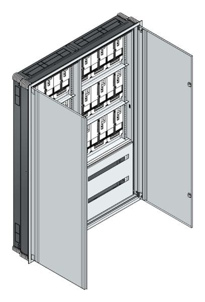 MEHLER - UP-Zählerverteiler+PW+UM Steiermark für TN-Netz, außen B1501xH2039xT245mm
