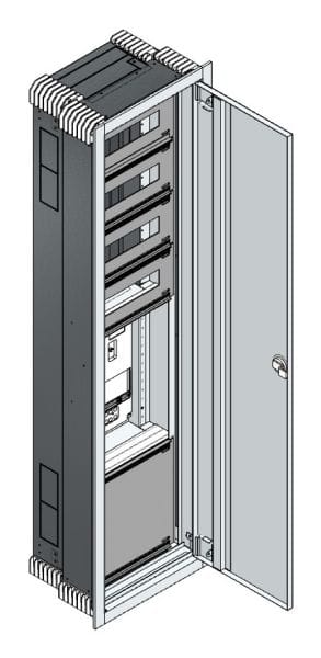 MEHLER - UP-Zählerverteiler+PW+UM NÖ Netz für TN-Netz, außen B381xH1410xT245mm